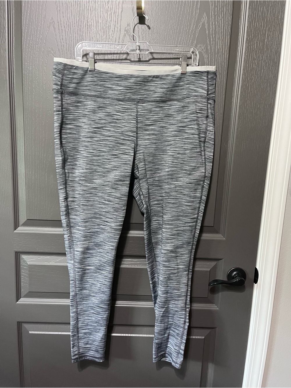 tek gear Gray Space-Dye Ultrastretch Leggings